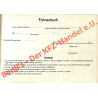 Fahrtenbuch, Fahrtennachweisbuch, Bordbuch